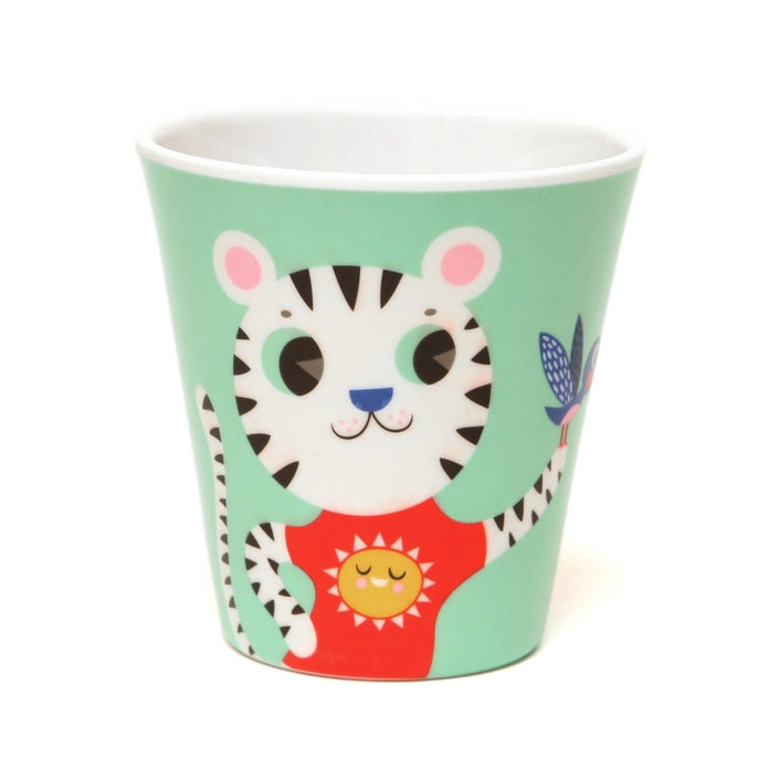 Petit Monkey melamine cup lion and tiger coin