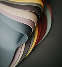 Mushie silicone bib Silver Sage