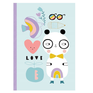 Petit Monkey notebook Panda Love