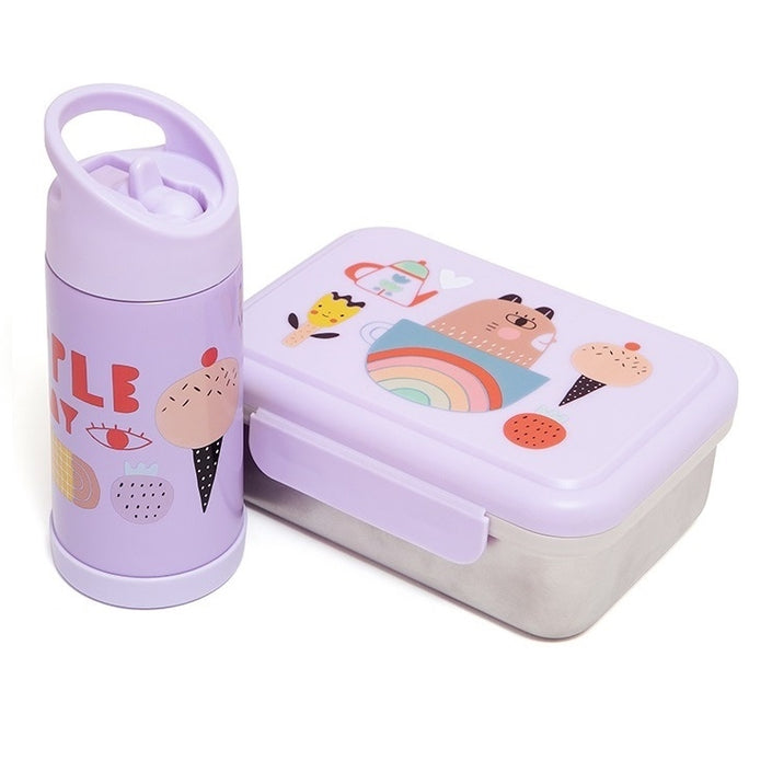 Petit Monkey drinking bottle stainless steel apple of my eye