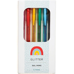 Petit Monkey glitter pens 6 pcs 6yrs+