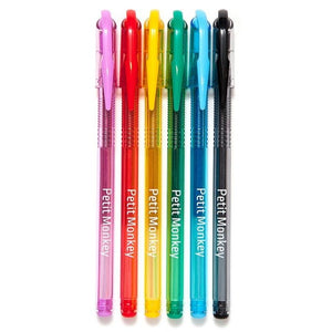 Petit Monkey glitter pens 6 pcs 6yrs+