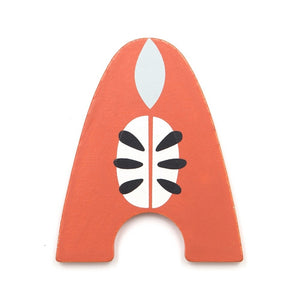 Petit Monkey wooden letter A