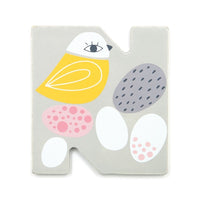 Petit Monkey wooden letter N