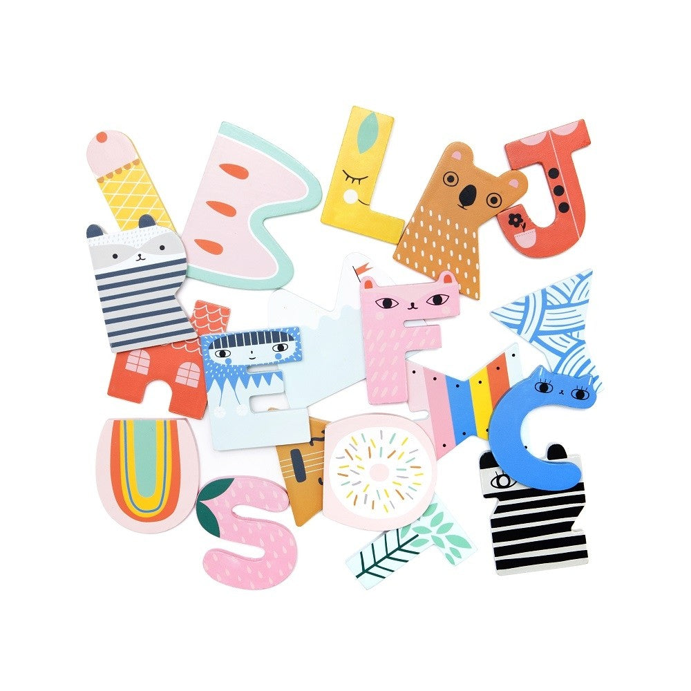 Petit Monkey wooden letter N