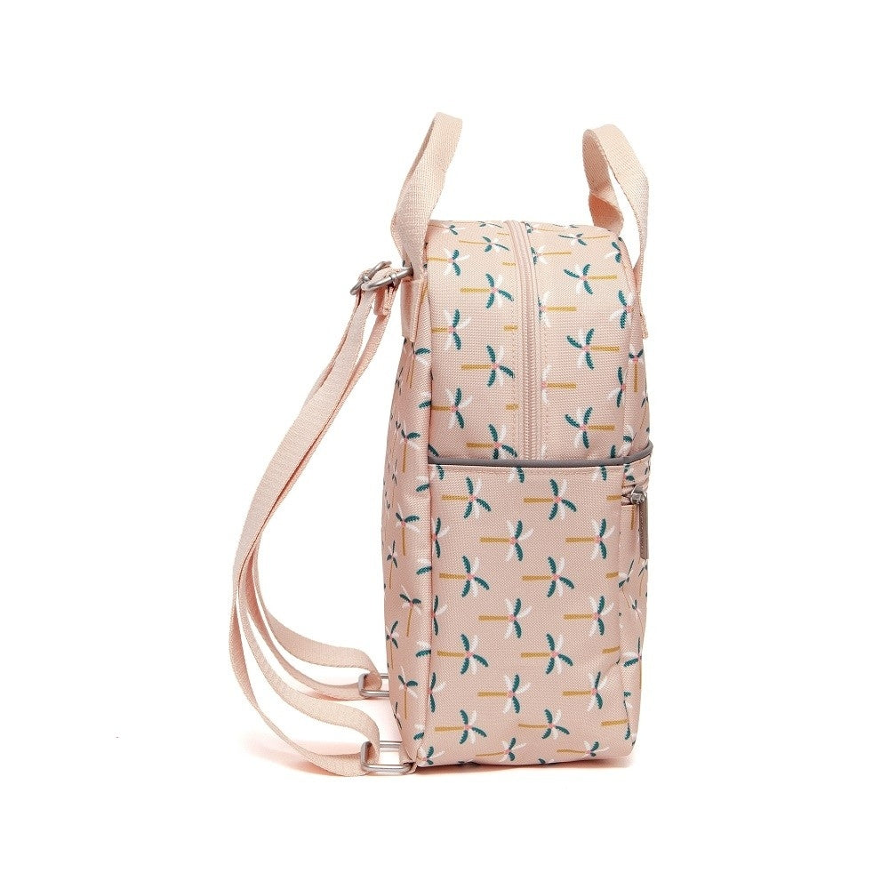 Petit Monkey children's backpack palm trees S BP15-S-R
