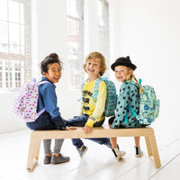 Petit Monkey children's backpack under the sea green