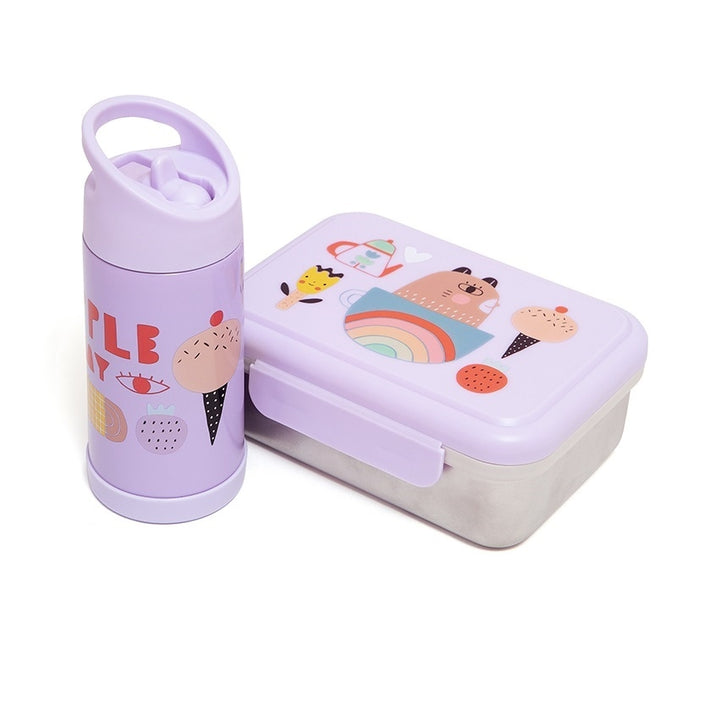 Petit Monkey bread bin stainless steel apple of my eye