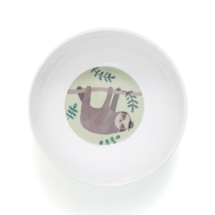 Petit Monkey melamine bowl sloth