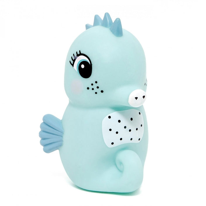 Petit Monkey night light seahorse blue