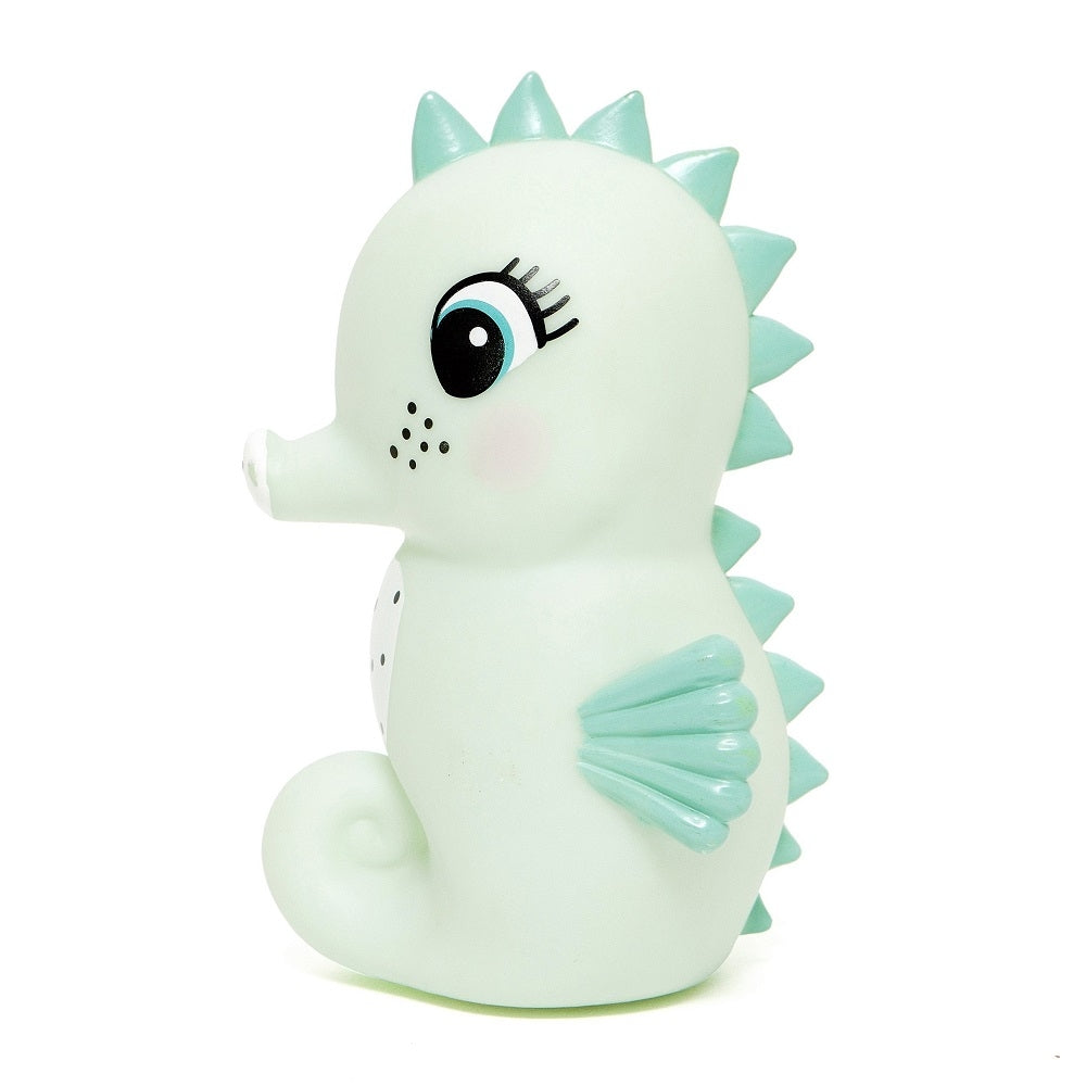 Petit Monkey night light seahorse mint