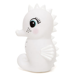 Petit Monkey night light seahorse white