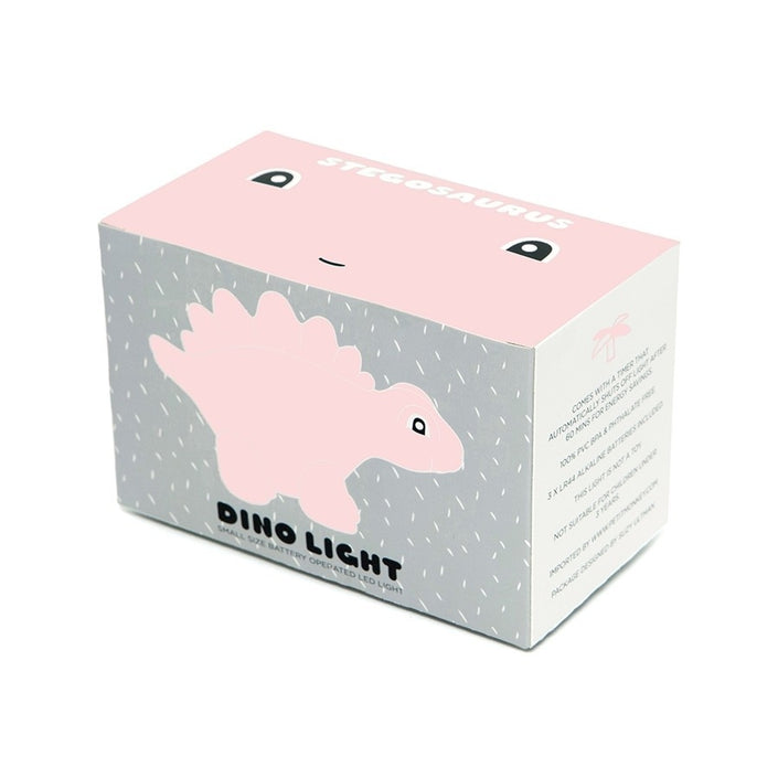 Petit Monkey night light stegosaurus peach