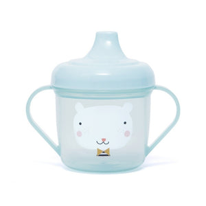 Petit Monkey spout cup bear blue