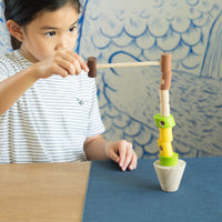 Plan Toys stacking and threading game 3 yrs+