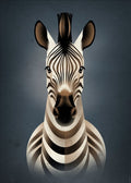 Dieter Braun poster Zebra 50 x 70 cm