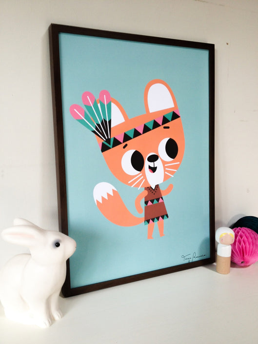 Petit Monkey poster squirrel 50 x 70 cm