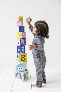 Petit Monkey stacking tower 1 yr +