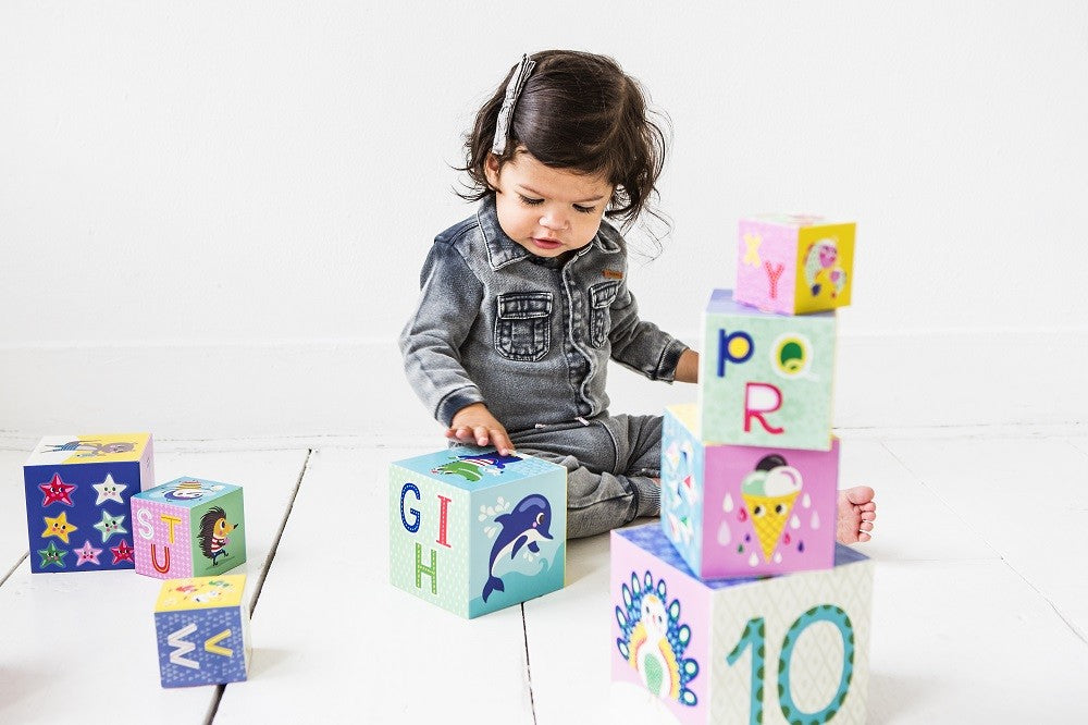 Petit Monkey stacking tower 1 yr +