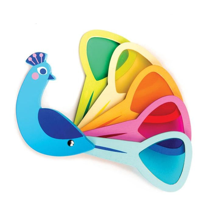 Tender Leaf Toys colors peacock 18 months +
