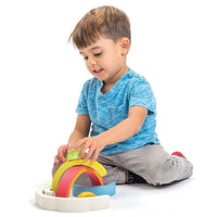 Tender Leaf Toys rainbow tunnel 18 months +