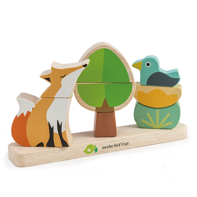 Tender Leaf Toys magnet stacker foxy 18 months +