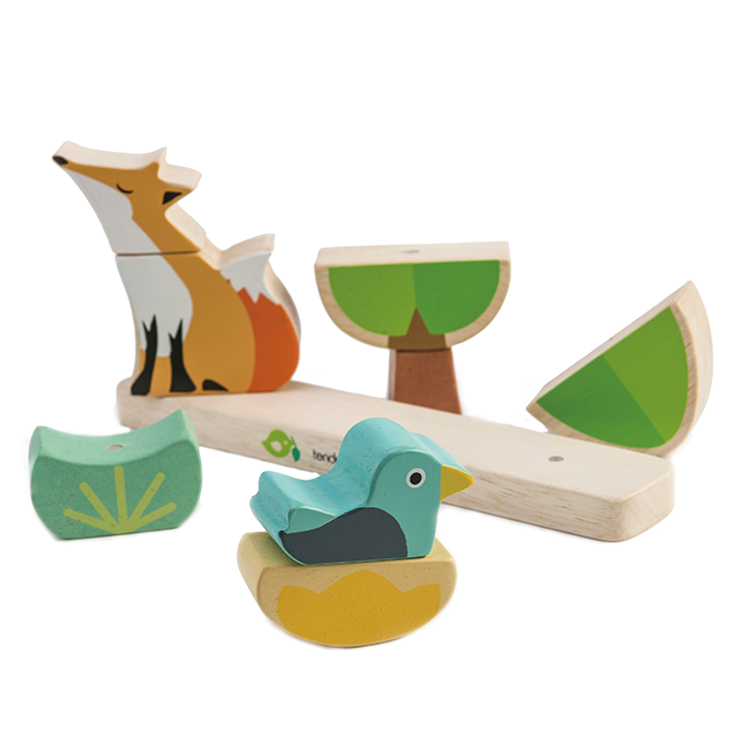 Tender Leaf Toys magnet stacker foxy 18 months +