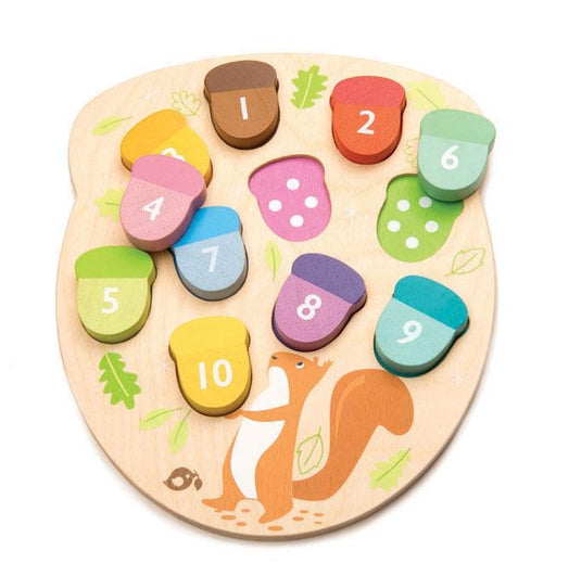 Tender Leaf Toys count the nuts 18 months +