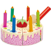 Tender Leaf Toys birthday cake rainbow 3 yrs+