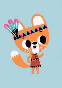 Petit Monkey poster squirrel 50 x 70 cm