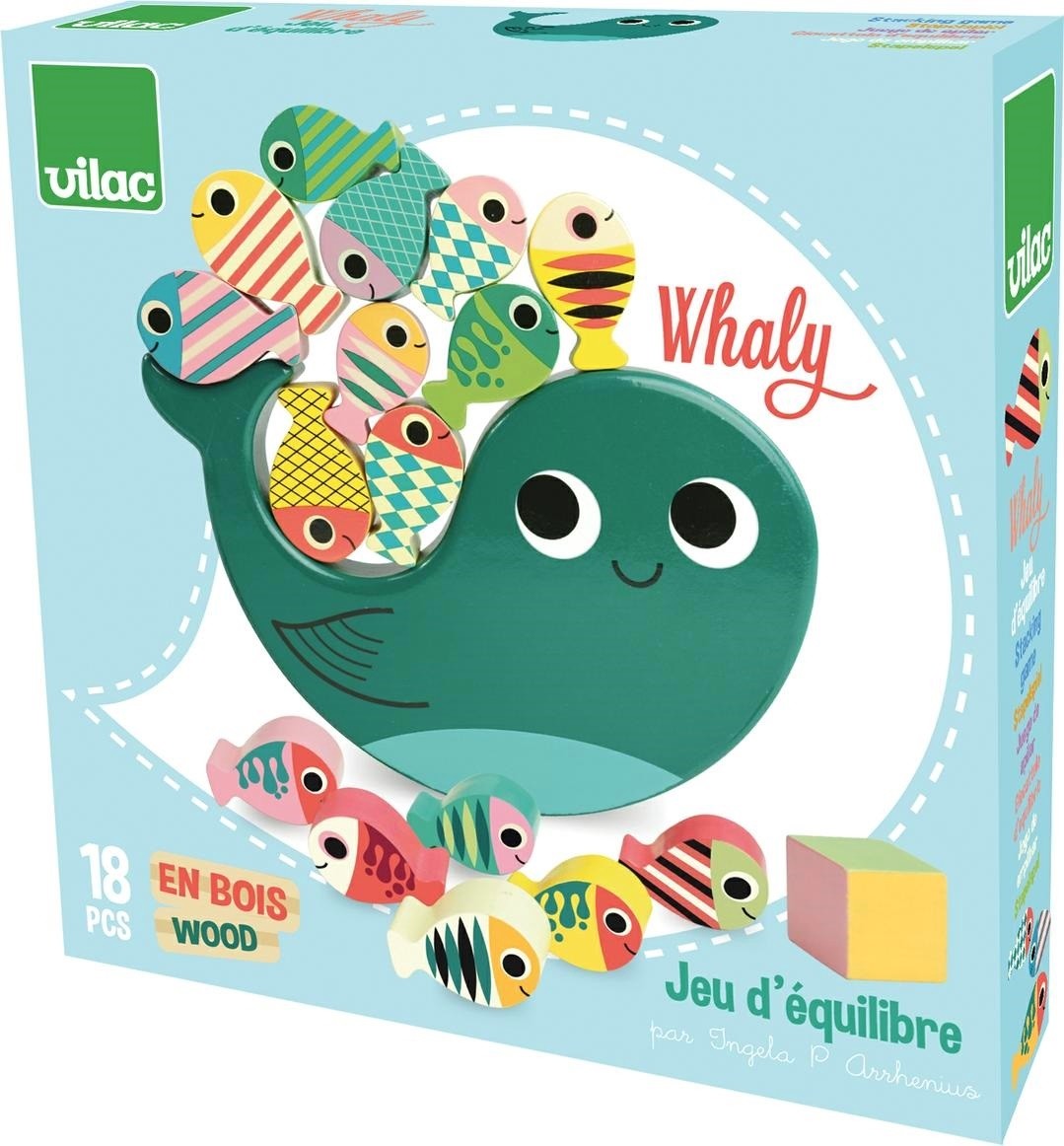 VILAC balancing game Whale 2 yrs+